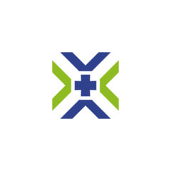 Medical and health care logo design vector template