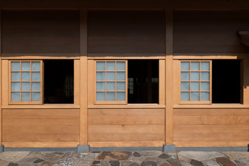 Open window in Japanese style