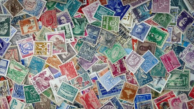 Vintage Stamps Of The World