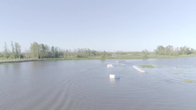 vista aerea en wake park