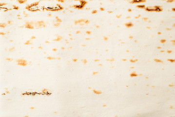 Lavash bread background. The form of the top.