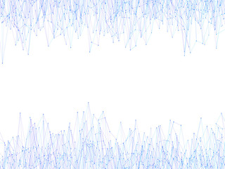 Background with lines forming noise. Pattern with blue lines. Vector illustration