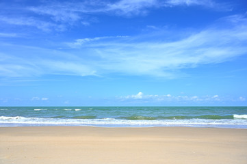 Fototapeta na wymiar Beautiful Beach Sea Asian tropical countries