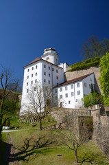 Fototapeta na wymiar Tower at the Castle Veste Oberhaus in Passau, Germany