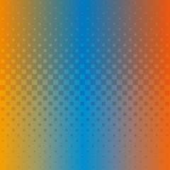 Colorful abstract halftone background. Gradient color background with geometric dots. Vector illustration.
