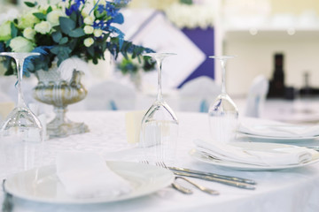 beautifully served table in a restaurant