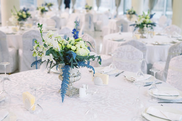 beautifully served table in a restaurant