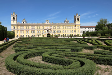 Reggia di Colorno con Palazzo Ducale in Italia, Colorno Royal Palace in Italy with the garden and park in Italy	