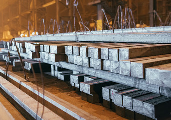 Warehouse metal blank. Electroplating plant for the metal.