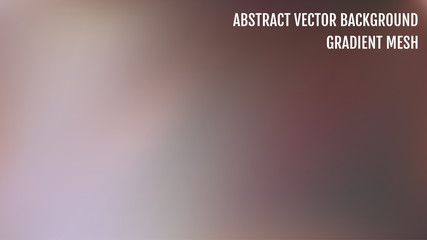 Gradient abstract vector background. Blurred color backdrop. Vector illustration for your graphic design, banner, poster.