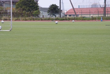サッカーのグラウンド