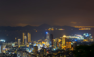 Obraz premium Modern urban architecture scenery in Shenzhen, China