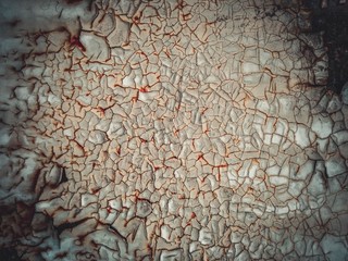 Rusty metal texture with paint residue