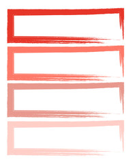 Obraz premium abstract background Doodle brush strokes set rectangles