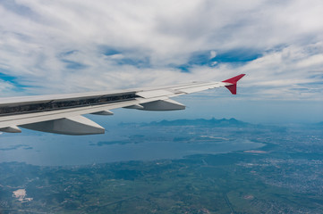 Flying over Rio de Janeiro