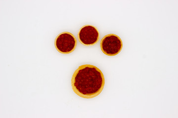 Luxury Red Caviar Background. Food photo concept.