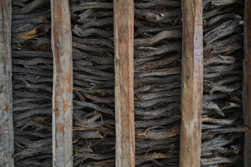 Tło z bambusa