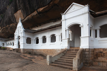 Naklejka premium Golden Temple buddhist caves - Dambulla, Sri Lanka