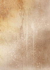 Gentle watercolor structure with stains on paper.