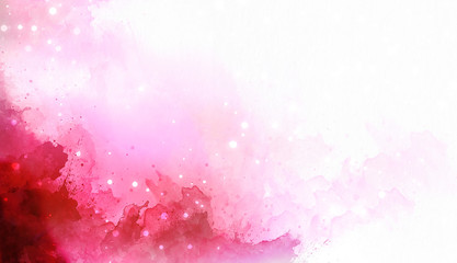 Fototapeta premium abstract color splashes on white background. Violet