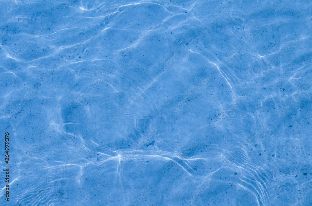 Wall mural blue water surface texture background