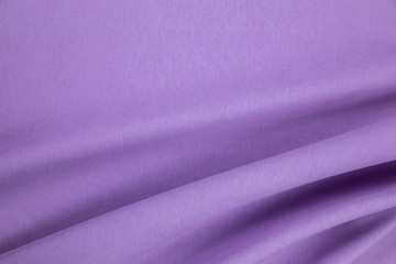 Violet natural linen fabric with a drapery folds