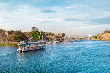 Boat trip on the Nile