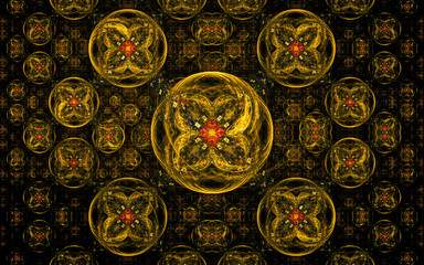digital generated image in the form of abstract geometric shapes of various shades and colors for use in web design and computer graphics