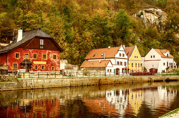 Cesky Krumlov town