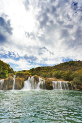 Fototapeta premium Krka, Sibenik, Croatia - Getting the chance to visit Krka all on your own