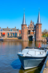 Reichsmonument Waterpoort, Sneek, Holland