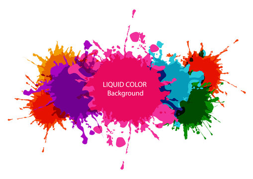 abstract vector liquid colorful background design. illustration vector design