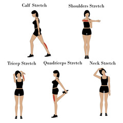 Body stretch exercises
