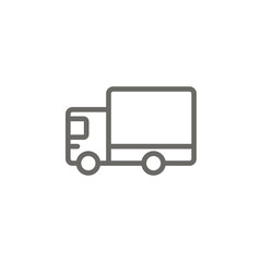 Delivery, shipping, truck vector icon . Simple element illustration from UI concept. Delivery, shipping, truck vector icon . Cargo Icon Vector Illustration.