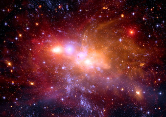 galaxy in a free space