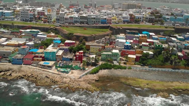 Old San Juan, Puerto Rico Aerial view of Old San Juan, Puerto Rico