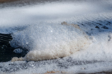 Bubbling Foam on the Creek
