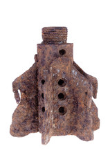 mortar mine second world war on a white background