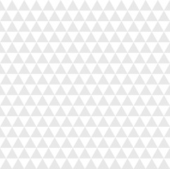 Fototapeta premium Clear white mosaic abstract seamless backround. White triangular low poly style pattern. Vector illustration