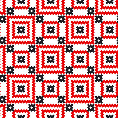 Folk seamless pattern