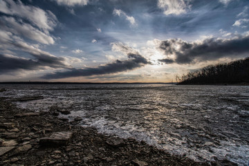 Obraz premium Icy Shoreline