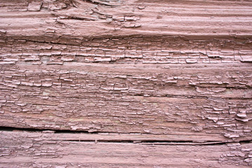 Painted old wooden spoiled plank background. Natural texture.