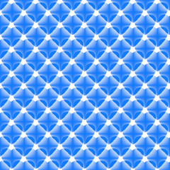Blue hearts pattern seamless on white background. Romantic hearts.