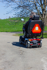 Fototapeta premium motor wheelchair