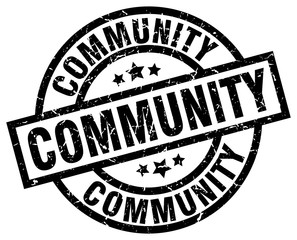 community round grunge black stamp