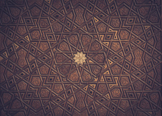 Ottoman Turkish  art with geometric patterns