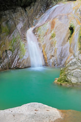 Greece, Lefkada island, Nydri waterfalls