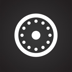 Obraz premium Shield icon on background for graphic and web design. Simple vector sign. Internet concept symbol for website button or mobile app.