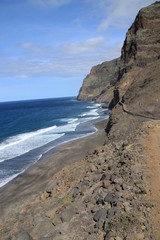 Küstenwanderung auf Santo Antao, Kap Verden, kurz vor Cruzinha