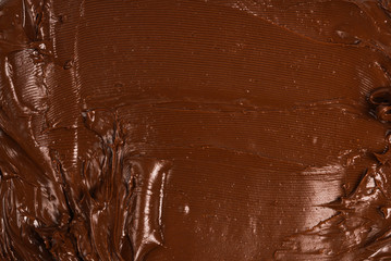 Chocolate cream background. Space for text or design.